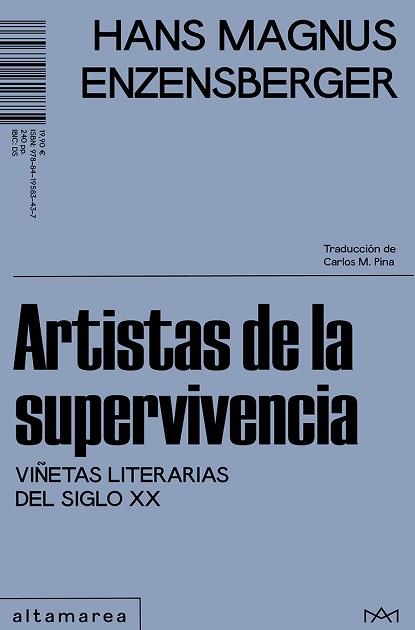 ARTISTAS DE LA SUPERVIVENCIA | 9788419583437 | ENZENSBERGER, HANS MAGNUS | Llibreria L'Illa - Llibreria Online de Mollet - Comprar llibres online