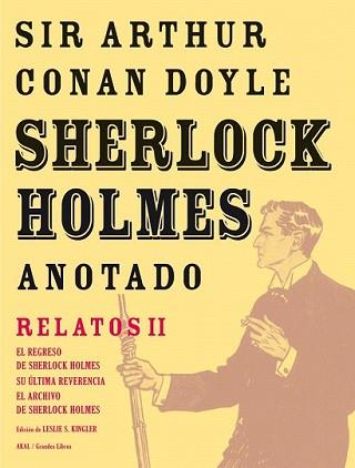 SHERLOCK HOLMES ANOTADO. RELATOS II | 9788446025436 | DOYLE, ARTHUR CONAN | Llibreria L'Illa - Llibreria Online de Mollet - Comprar llibres online