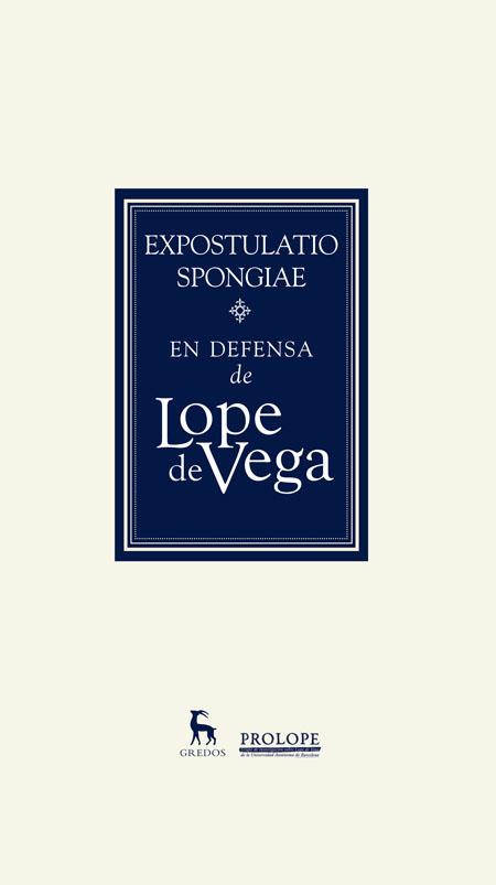 EXPOSTULATIO | 9788424928964 | DE VEGA, LOPE | Llibreria L'Illa - Llibreria Online de Mollet - Comprar llibres online