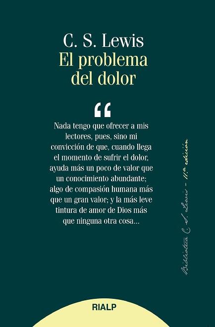 PROBLEMA DEL DOLOR. EL | 9788432147364 | LEWIS , CLIVE STAPLES | Llibreria L'Illa - Llibreria Online de Mollet - Comprar llibres online