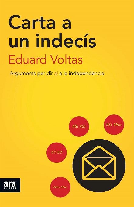 CARTA A UN INDECÍS | 9788415642985 | VOLTAS POLL, EDUARD | Llibreria L'Illa - Llibreria Online de Mollet - Comprar llibres online