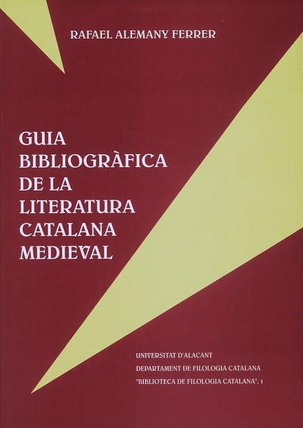 GUIA BIBLIOGRAFICA DE LA LITERATURA CATALANA MEDIE | 9788479082345 | Llibreria L'Illa - Llibreria Online de Mollet - Comprar llibres online