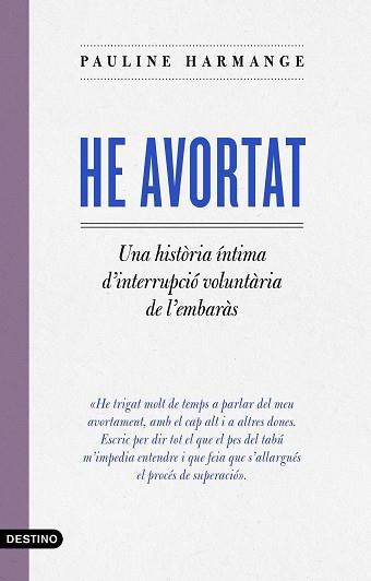 HE AVORTAT | 9788497103442 | HARMANGE, PAULINE | Llibreria L'Illa - Llibreria Online de Mollet - Comprar llibres online