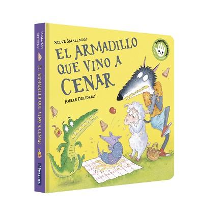 ARMADILLO QUE VINO A CENAR (LA OVEJITA QUE VINO A CENAR. LIBRO DE CARTÓN) | 9788448867959 | SMALLMAN, STEVE | Llibreria L'Illa - Llibreria Online de Mollet - Comprar llibres online