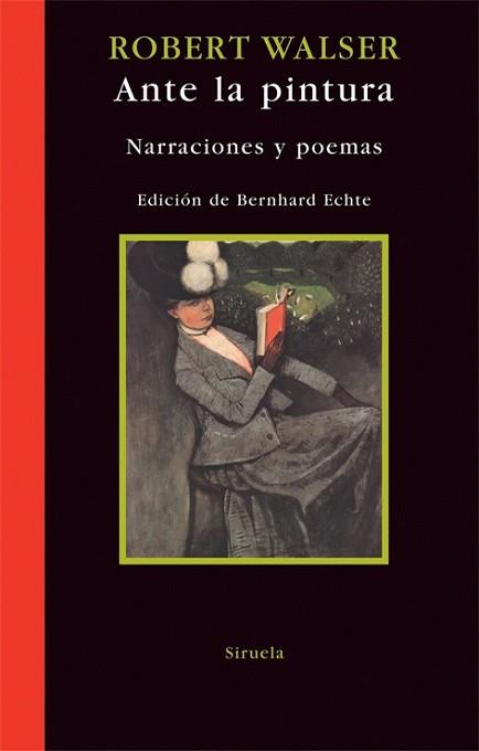 ANTE LA PINTURA | 9788498412246 | WALSER, ROBERT | Llibreria L'Illa - Llibreria Online de Mollet - Comprar llibres online