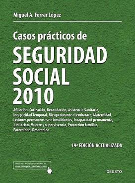 CASOS PRACTICOS DE SEGURIDAD SOCIAL 2010 | 9788423427758 | FERRER LOPEZ, MIGUEL A. | Llibreria L'Illa - Llibreria Online de Mollet - Comprar llibres online