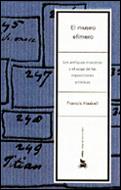 MUSEO EFIMERO, EL | 9788484323136 | HASKELL, FRANCIS | Llibreria L'Illa - Llibreria Online de Mollet - Comprar llibres online