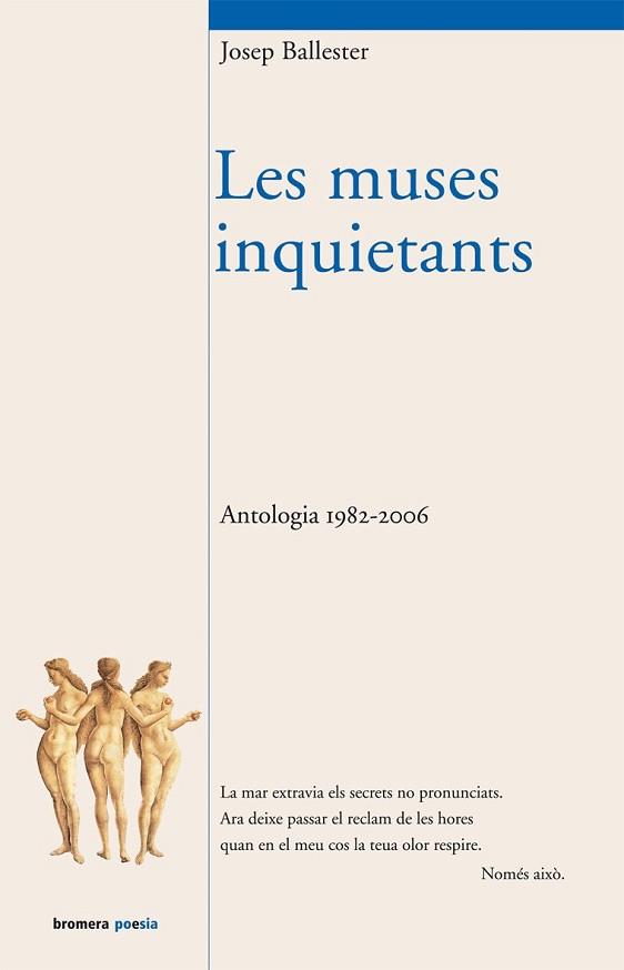 MUSES INQUIETANTS, LES | 9788498241396 | BALLESTER, JOSEP | Llibreria L'Illa - Llibreria Online de Mollet - Comprar llibres online