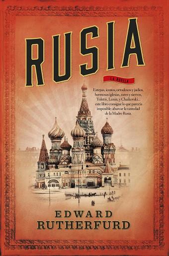 RUSIA | 9788499187747 | RUTHERFURD, EDWARD | Llibreria L'Illa - Llibreria Online de Mollet - Comprar llibres online