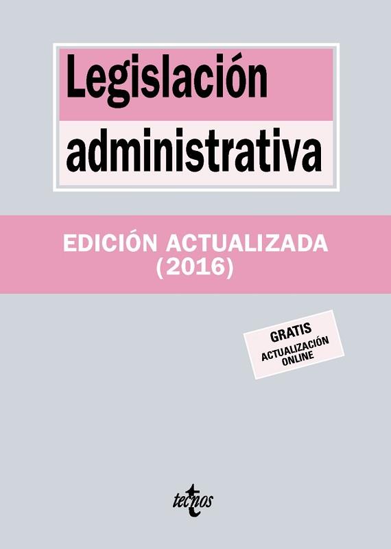 LEGISLACIÓN ADMINISTRATIVA | 9788430969999 | EDITORIAL TECNOS | Llibreria L'Illa - Llibreria Online de Mollet - Comprar llibres online