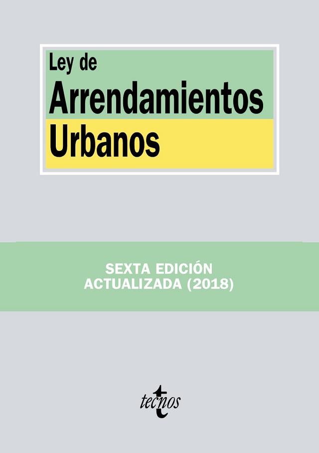 LEY DE ARRENDAMIENTOS URBANOS | 9788430974153 | EDITORIAL TECNOS | Llibreria L'Illa - Llibreria Online de Mollet - Comprar llibres online