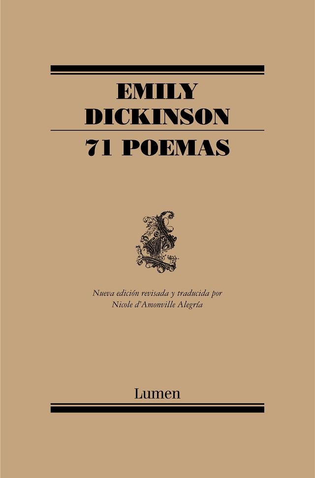 71 POEMAS (NUEVA EDICIÓN REVISADA) | 9788426426956 | DICKINSON, EMILY | Llibreria L'Illa - Llibreria Online de Mollet - Comprar llibres online