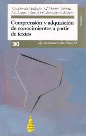 COMPRENSION Y ADQUISIC. DE CONOC. A PARTIR DE TEXT | 9788432308932 | GARCIA MADRUGA, J.A. | Llibreria L'Illa - Llibreria Online de Mollet - Comprar llibres online