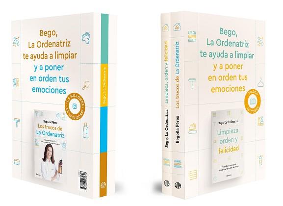 ESTUCHE LA ORDENATRIZ (LIMPIEZA, ORDEN Y FELICIDAD + LOS TRUCOS DE LA ORDENATRIZ | 9788408294450 | BEGO, LA ORDENATRIZ | Llibreria L'Illa - Llibreria Online de Mollet - Comprar llibres online