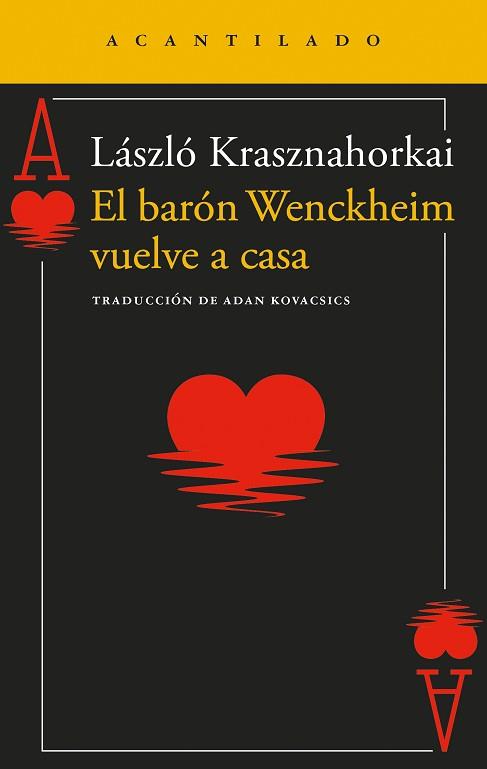 BARÓN WENCKHEIM VUELVE A CASA, EL | 9788419958204 | KRASZNAHORKAI, LÁSZLÓ | Llibreria L'Illa - Llibreria Online de Mollet - Comprar llibres online