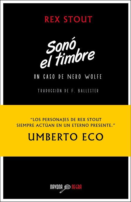 SONÓ EL TIMBRE  | 9788492840823 | STOUT, REX | Llibreria L'Illa - Llibreria Online de Mollet - Comprar llibres online