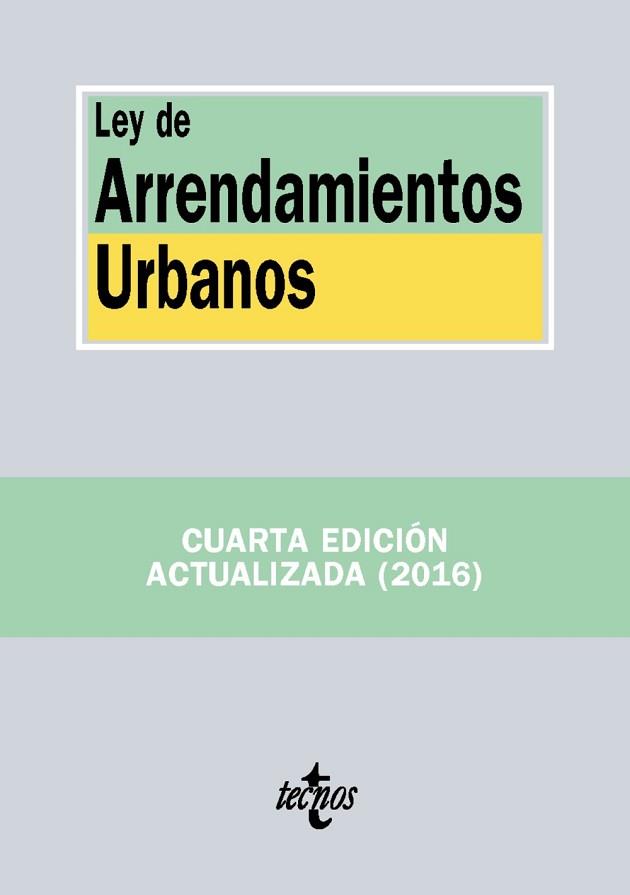 LEY DE ARRENDAMIENTOS URBANOS | 9788430970308 | EDITORIAL TECNOS | Llibreria L'Illa - Llibreria Online de Mollet - Comprar llibres online