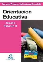 ORIENTACION EDUCATIVA TEMARIO 3 | 9788467627947 | CENTRO DE ESTUDIOS VECTOR, S.L. | Llibreria L'Illa - Llibreria Online de Mollet - Comprar llibres online