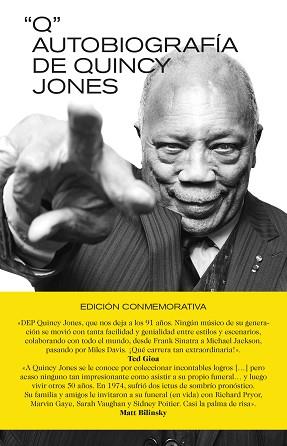 Q: AUTOBIOGRAFÍA DE QUINCY JONES. EDICIÓN CONMEMORATIVA | 9788418404627 | JONES, QUINCY | Llibreria L'Illa - Llibreria Online de Mollet - Comprar llibres online