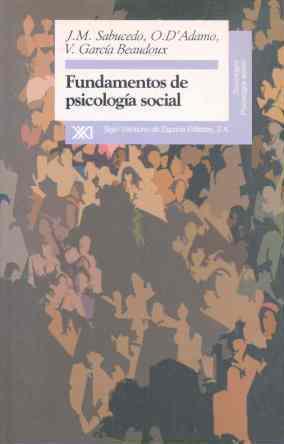 FUNDAMENTOS DE PSICOLOGIA SOCIAL | 9788432309632 | SABUCEDO, J.M.... | Llibreria L'Illa - Llibreria Online de Mollet - Comprar llibres online