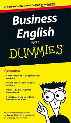 BUSINESS ENGLISH PARA DUMMIES | 9788432900044 | AA. VV. | Llibreria L'Illa - Llibreria Online de Mollet - Comprar llibres online