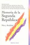 MEMORIA DE LA SEGUNDA REPÚBLICA | 9788497425520 | EGIDO LEÓN, MARÍA DE LOS ÁNGELES | Llibreria L'Illa - Llibreria Online de Mollet - Comprar llibres online