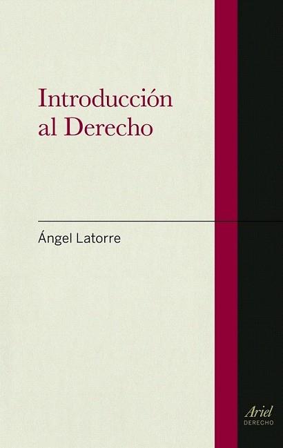 INTRODUCCIÓN AL DERECHO | 9788434470637 | LATORRE SEGURA, ANGEL | Llibreria L'Illa - Llibreria Online de Mollet - Comprar llibres online