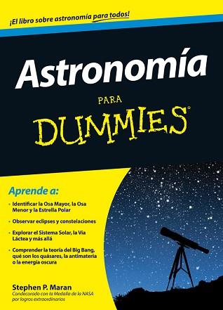 ASTRONOMÍA PARA DUMMIES | 9788432901492 | MARAN, STEPHEN P.  | Llibreria L'Illa - Llibreria Online de Mollet - Comprar llibres online