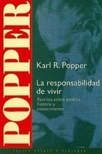 RESPONSABILIDAD DE VIVIR, LA | 9788449301674 | POPPER, KARL R | Llibreria L'Illa - Llibreria Online de Mollet - Comprar llibres online