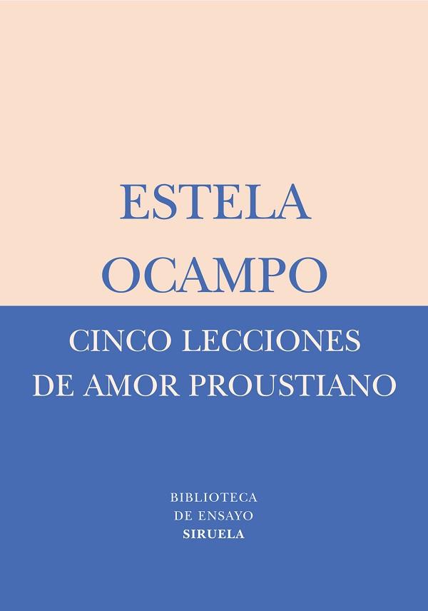 CINCO LECCIONES DE AMOR PROUSTIANO BEM-32 | 9788478449569 | OCAMPO, ESTELA | Llibreria L'Illa - Llibreria Online de Mollet - Comprar llibres online