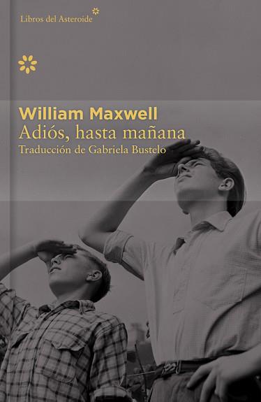 ADIOS HASTA MAÑANA | 9788416213405 | MAXWELL, WILLIAM | Llibreria L'Illa - Llibreria Online de Mollet - Comprar llibres online