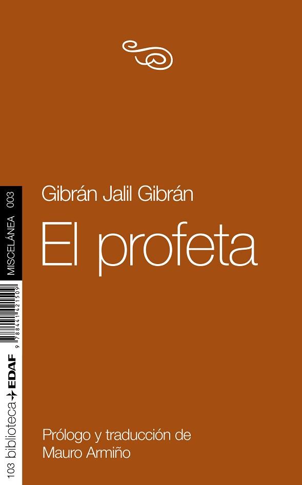 PROFETA, EL | 9788441410367 | JALIL GIBRAN | Llibreria L'Illa - Llibreria Online de Mollet - Comprar llibres online