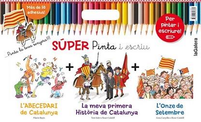 SÚPER PINTA I ESCRIU CATALUNYA | 9788424653385 | CANYELLES, ANNA/SOLER I GUASCH, TONI/BAYÉS, PILARÍN | Llibreria L'Illa - Llibreria Online de Mollet - Comprar llibres online