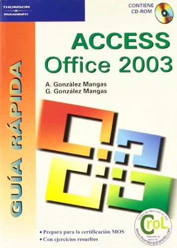 ACCESS OFFICE 2003 | 9788428328784 | GONZALEZ MANGAS, A I G | Llibreria L'Illa - Llibreria Online de Mollet - Comprar llibres online