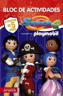 SUPER 4 - BLOC DE ACTIVIDADES | 9788469834565 | PLAYMOBIL | Llibreria L'Illa - Llibreria Online de Mollet - Comprar llibres online