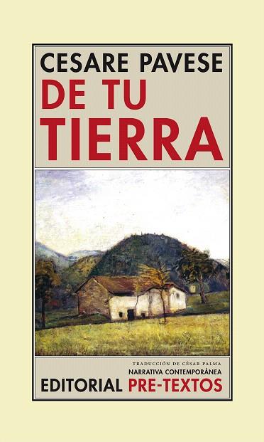 DE TU TIERRA | 9788481919134 | PAVESE, CESARE | Llibreria L'Illa - Llibreria Online de Mollet - Comprar llibres online