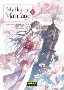 MY HAPPY MARRIAGE 01 | 9788467970326 | AGITOGI, AKUMI/KOHSAKA, RITO/TSUKIOKA, TSUKIHO | Llibreria L'Illa - Llibreria Online de Mollet - Comprar llibres online