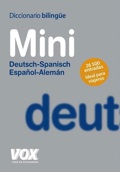 DICCIONARIO MINI DEUTSCH-SPANISCH / ALEMÁN-ESPAÑOL | 9788471538475 | VV. AA | Llibreria L'Illa - Llibreria Online de Mollet - Comprar llibres online