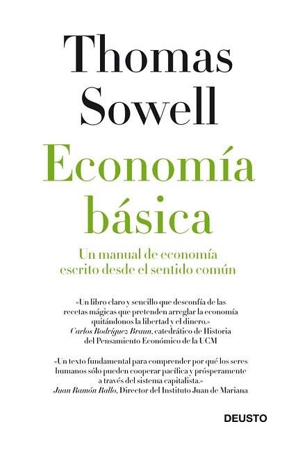 ECONOMÍA BÁSICA | 9788423412648 | SOWELL, THOMAS | Llibreria L'Illa - Llibreria Online de Mollet - Comprar llibres online